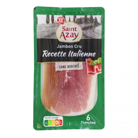 JAMBON CRU RECETTE ITALIENNE 6T SAINT AZAY 100G