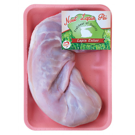 LAPIN ENTIER SOUS FILM - 1KG SURG