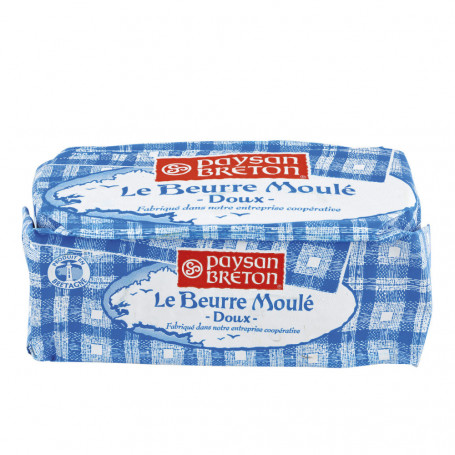 BEURRE DOUX MOULÉ  PAYSAN BRETON  250G