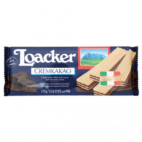 GAUFRETTE CACAO LOACKER 175GRS