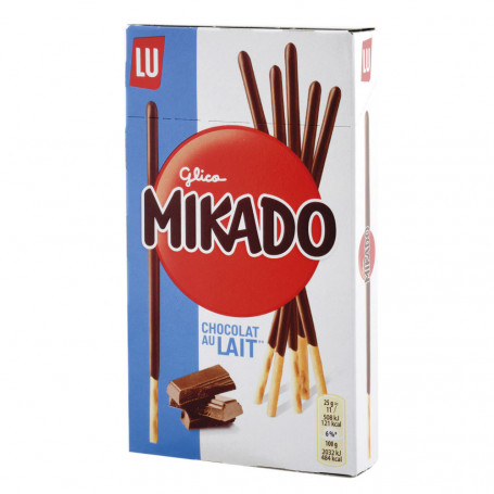 BISCUIT CHOCOLAT AU LAIT MIKADO LU 75GRS