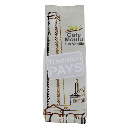 CAFE MOULU A LA VANILLE TRADITION PAYS 250 GRS