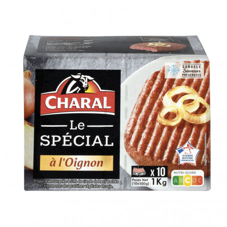 Hamburger oignon x 10 Charal 1kg