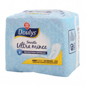 Serviette hygiénique Doulys Ultra minces - Normal - x16