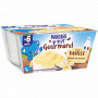 NESTLE P'TIT GOURMAND Saveur Vanille - 4 x 100g - Dès 6 mois