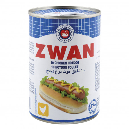 SAUCISSES HOT DOG POULET - ZWAN - 200GR