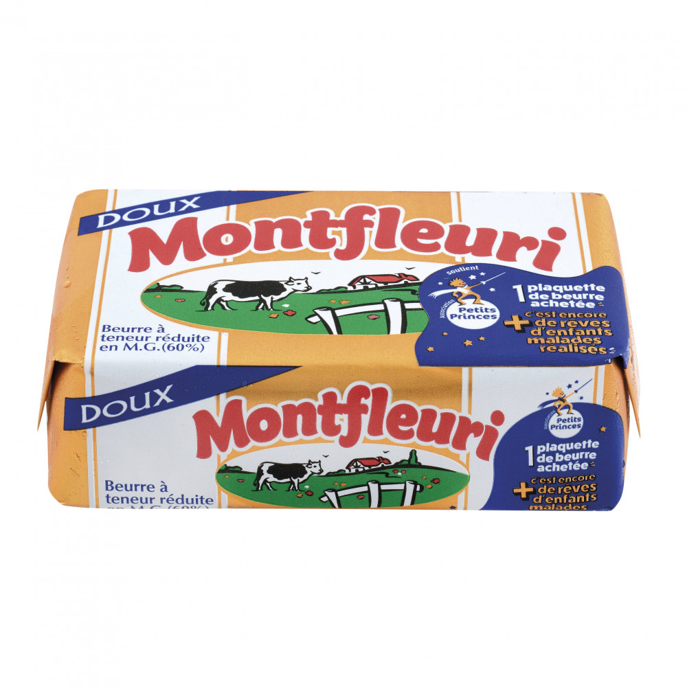 BEURRE DOUX 60%MG MONT FLEURI 250G - Drive Z'eclerc