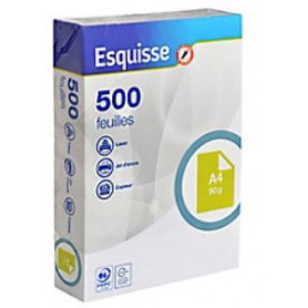 Feuilles blanches Esquisse A4 90g - 500 feuilles