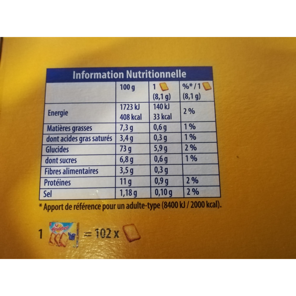 Biscottes Sans Sel Ajouté Pleine Vie Heudebert LU 300grs - Drive Z'eclerc