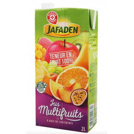 JUS MULTIFRUITS JAFADEN BRIQUE 2L
