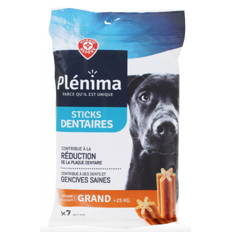 STICK DENTAIRES GRAND CHIEN X7 PLENIMA 270G