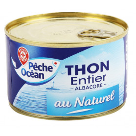 THON ALBACORE ENTIER NATUREL 400GR- PECHE OCEAN