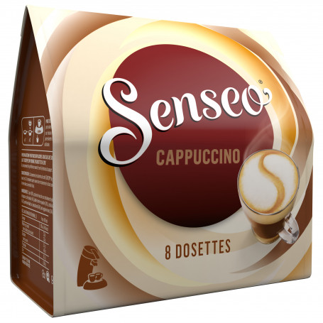 8 dosettes Senseo Cappuccino - Café en dosette, en capsule