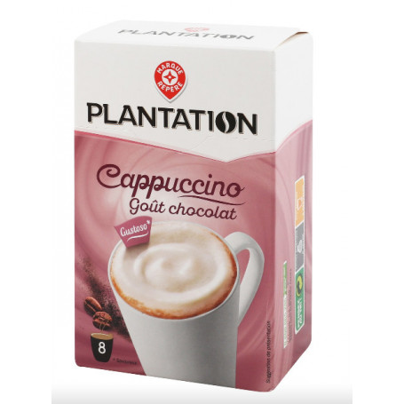 CAPPUCCINO CHOCOLAT 8 SACHETS- PLANTATION- 144GR