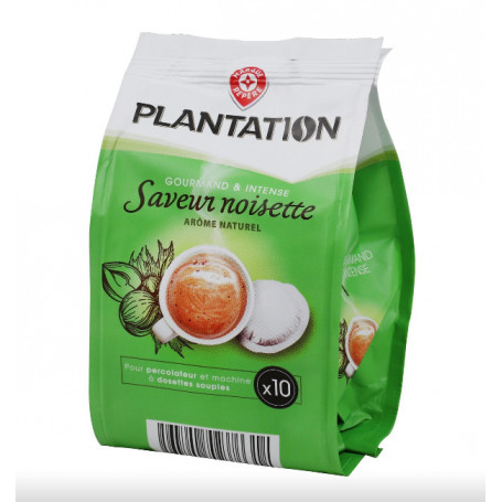 DOSETTES CAFE SAVEUR NOISETTE - PLANTATION- 70G X 10