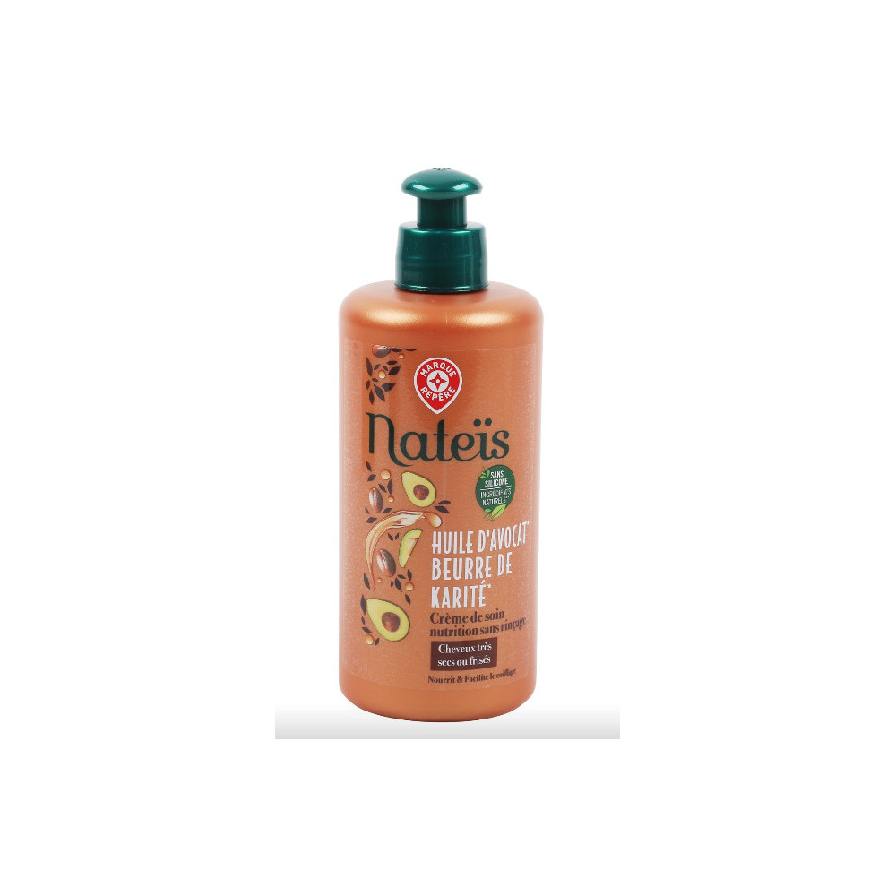 CREME DE SOIN CHEVEUX TRES SECS OU FRISES - NATEIS- 300ML - Drive Z'eclerc