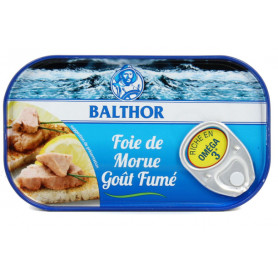 Foie de morue balthor tuli 123g