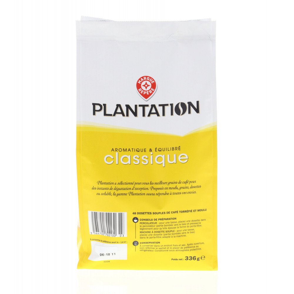 DOSETTES CLASSIQUE X48 PLANTATION 336GRS - Drive Z'eclerc