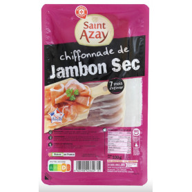 CHIFFONNADE DE JAMBON SEC - SAINT AZAY - 100G