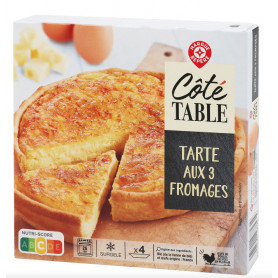TARTE AUX FROMAGES - COTE TABLE - 400G