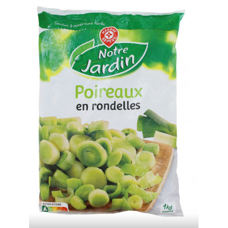 POIREAUX EN RONDELLES - NOTRE JARDIN - 1KG