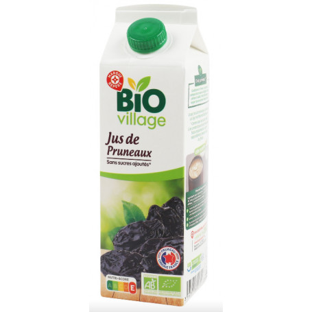 PUR JUS PRUNEAUX BIO - BIO VILLAGE - 1L