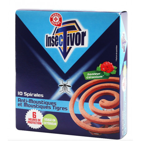 SPIRALE ANTI-MOUSTIQUE - INSECTIVOR - X10