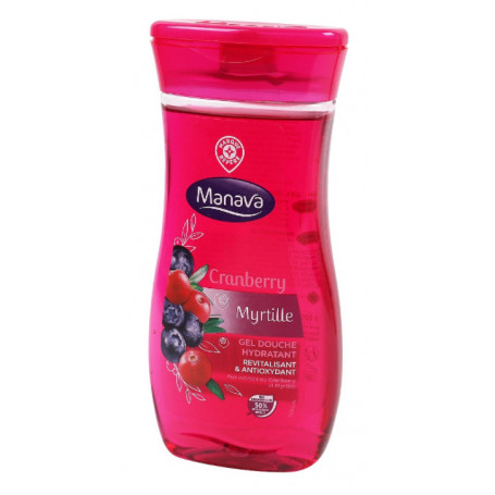 GEL DOUCHE CRANBERRY/MYRTILLE - MANAVA - 250ML