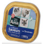 BARQUETTE POUR CHAT RICHE EN SAUMON - TOUS MES AMIS -  100G