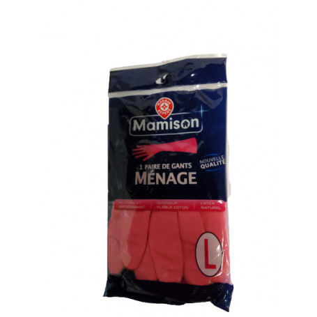 GANTS DE MENAGE T8 MAMISON  GANTS DE MENAGE T8 MAMISON