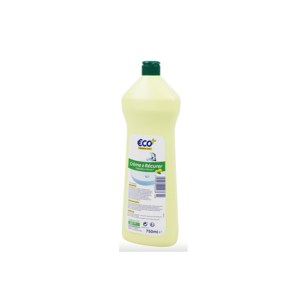 CRÈME À RÉCURER AU CITRON - 750 ML - ECO + - Drive Z'eclerc