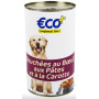 Bouchées au bœuf, aux pâtes et à la carotte - ECO+ - 1250g pour chien
