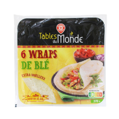 WRAPS BLE NAT X6 TABL MOND 370