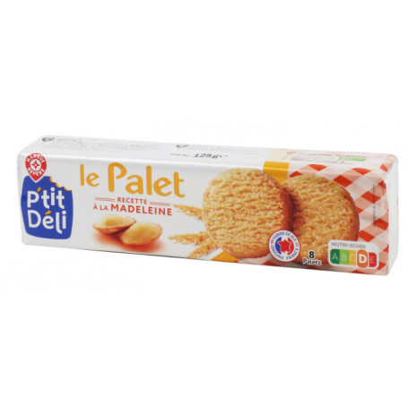 PALETS MADELEINE PTI DELI 125G  