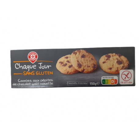COOKIES CHOCOCOLAT SANS GLUTEN 150G