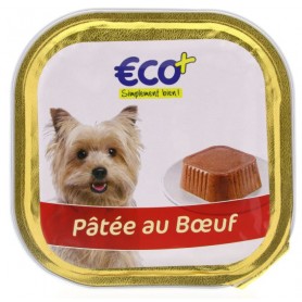 Pâtée au Bœuf pour Chien - ECO+ - 300g