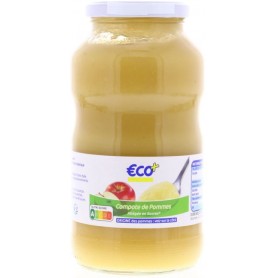 Compotes de Pommes allégée en sucres - ECO+ - 72cl