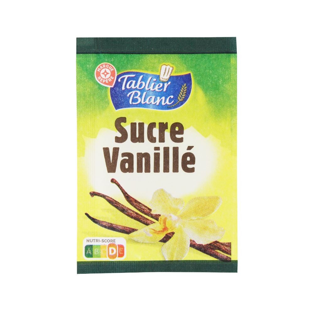 Sucre Vanillé - TABLIER BLANC - 10x7,5g (75g) - Drive Z'eclerc