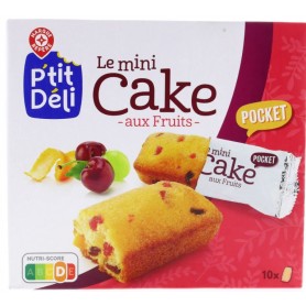Mini Cakes aux Fruits - P'TIT DELI - 300g