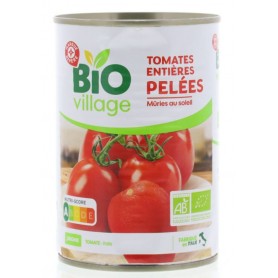 Tomates Entières Pelées Bio - BIO VILLAGE - 400g