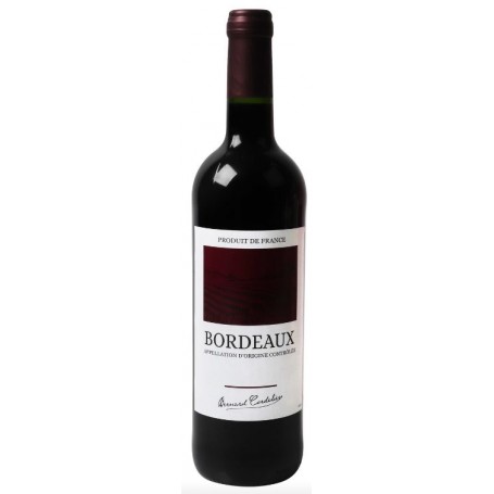 Vin Rouge Bordeaux A.O.C BERNARD CORDELIER - 75cl