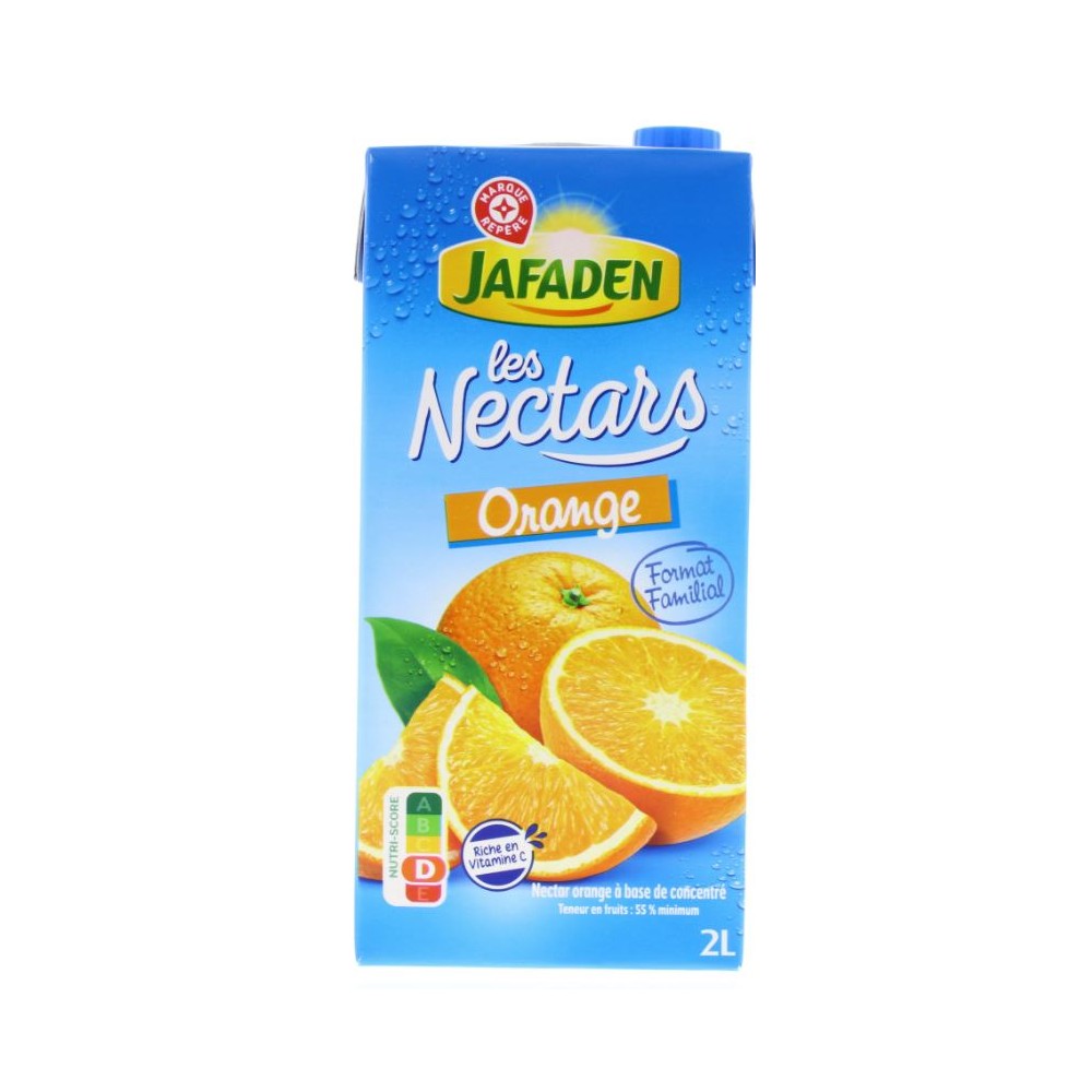 Jus d'Orange à base de concentré - JAFADEN - 2L - Drive Z'eclerc