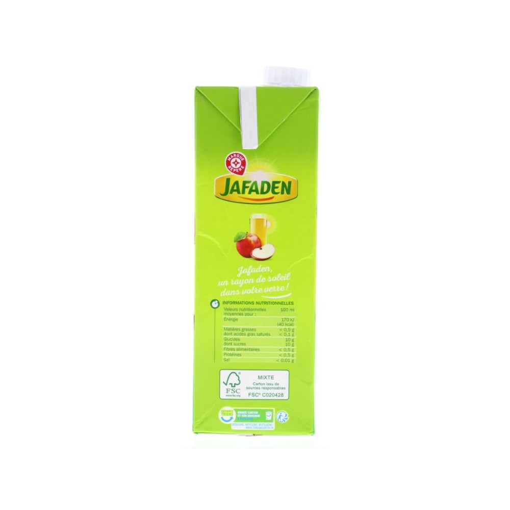 Pur jus de pomme Jafaden 1L - Drive Z'eclerc