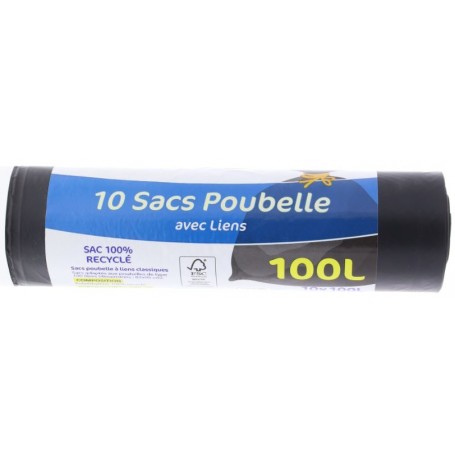 Sacs Poubelle 100Lx10 - ECO+