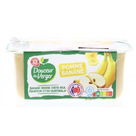 Desserts Pomme-Banane - DOUCEUR DU VERGER - 4x100g (400g)