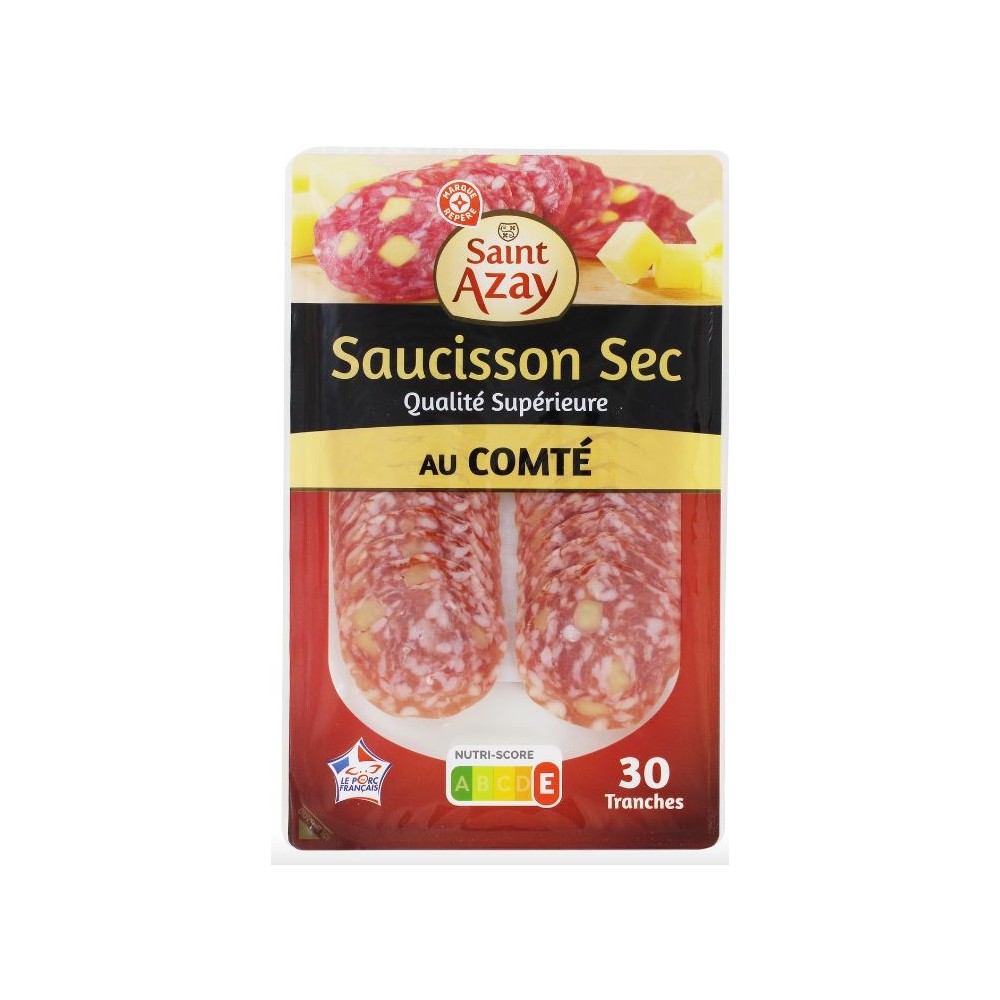 Saucisson sec pur porc CARREFOUR