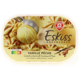 Glace Vanille Pécan - ESKISS - 500g