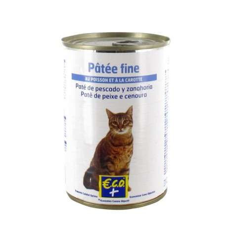 PATEE POUR CHAT AU POISSON LEGUMES 1/2 ECO+