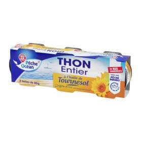 THON ENT HUILE 3X1/10 240G PECHE OCEAN