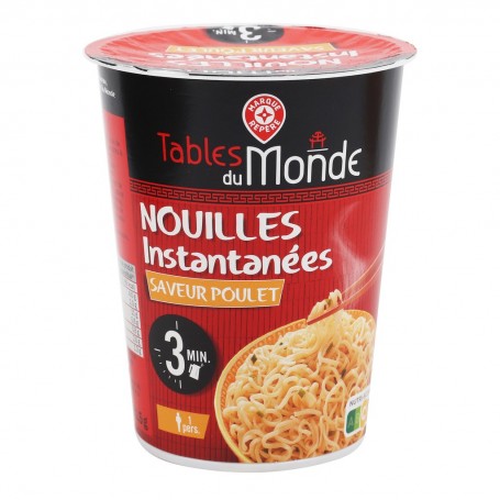 NOUILLE ASIAT POULET CUP 61,5G TABLE DU MONDE